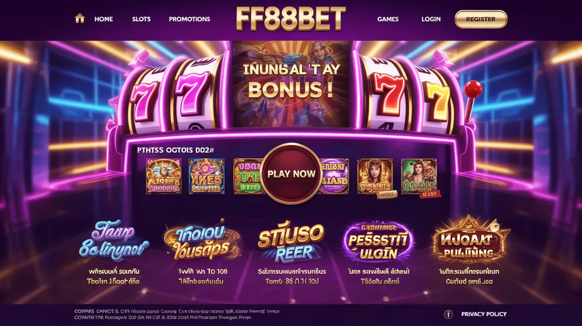 FF88BET เว็บตรงสล็อตอันดับ 1 ของไทย พร้อมโบนัสพิเศษและบริการครบครัน